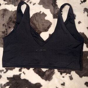 SKIMS X NIKE MATTE  Black V-Neck Bralette